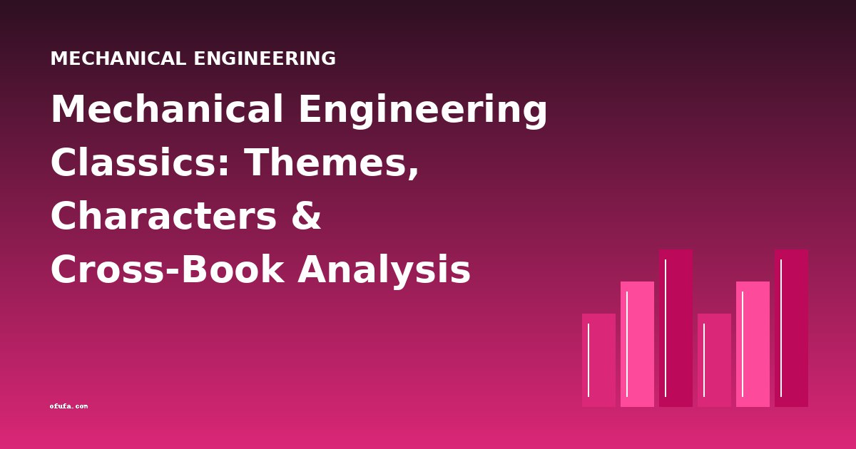 Mechanical Engineering Classics: Themes, Characters & Cross-Book Analysis