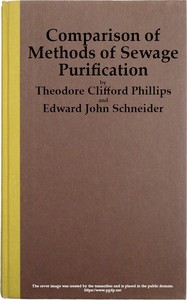 Cover of Comparison of Methods of Sewage Purification — Text and Context