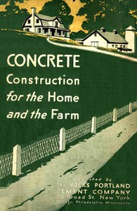 Cover of Concrete Construction for the Home and the Farm — Reading Notes