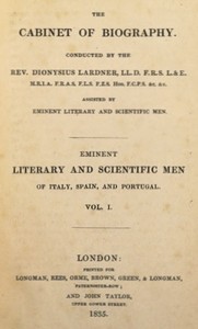 Cover of Eminent literary and scientific ...