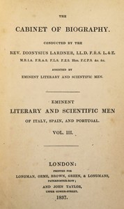 Cover of Eminent literary and scientific ...