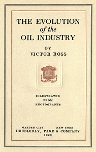 Cover of The evolution of the oil industr...