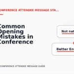 Common Opening Mistakes in Conference Attendee Messages